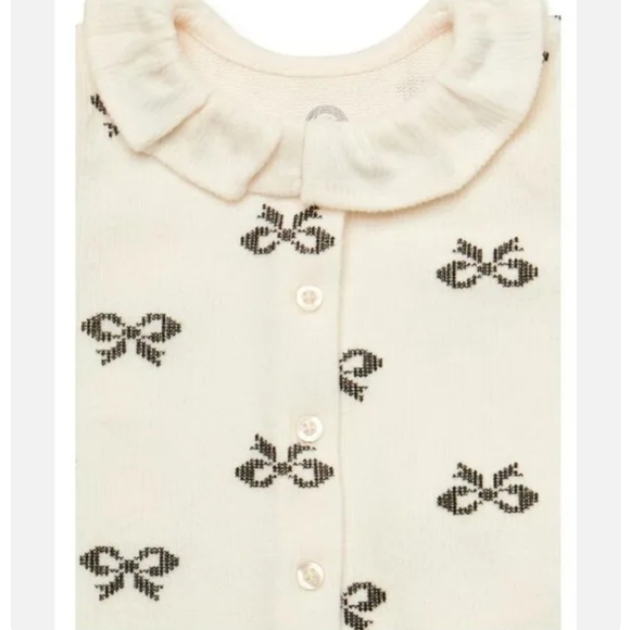 Wonder Nation Baby Girl Cardigan and Pants Outfit Set 2-Piece 0-3 Months - Picture 6 of 6